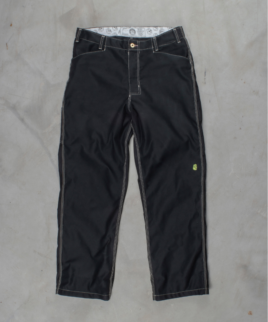 Pants charcoal color image-S1L2