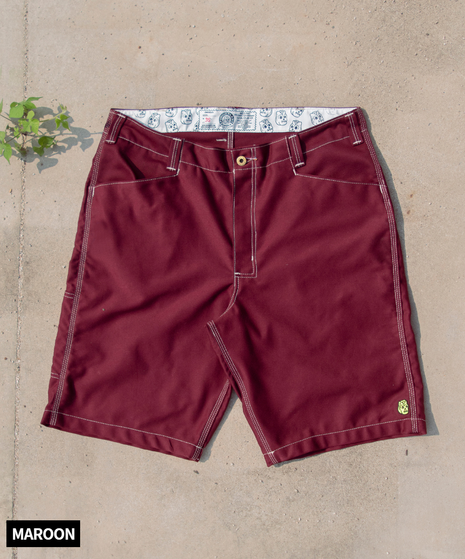 shorts rose color image-S1L8
